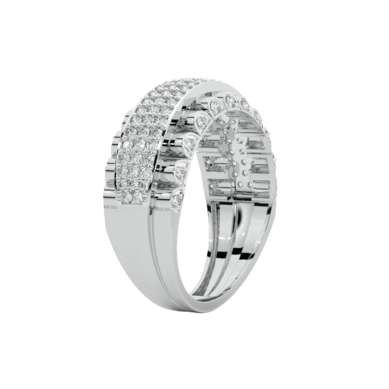 Drake Round Diamond Ring For Men